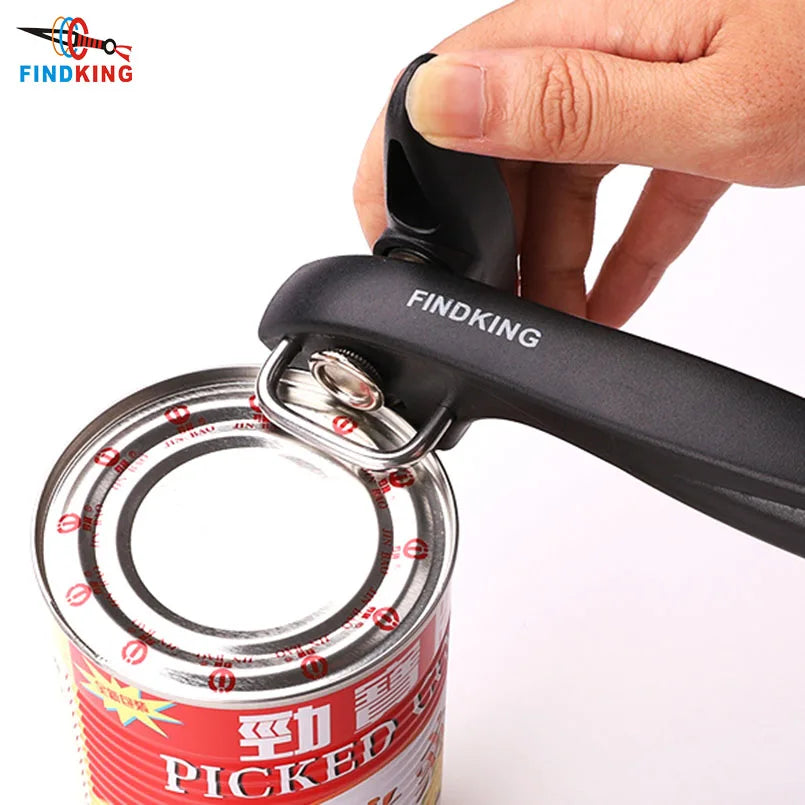 FINDKING 2021 migliori apriscatole utensili da cucina manuale manuale professionale apriscatole in acciaio inossidabile apriscatole manuale con taglio laterale