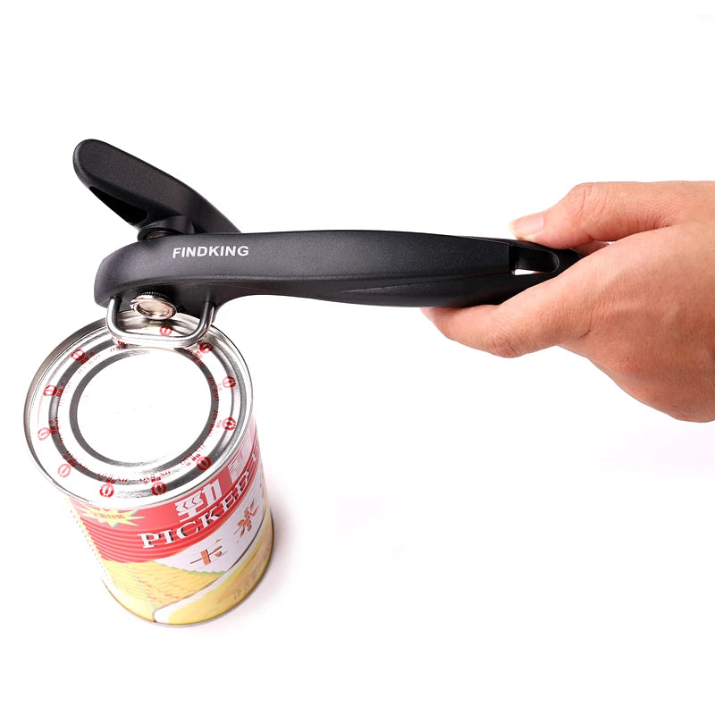 FINDKING 2021 migliori apriscatole utensili da cucina manuale manuale professionale apriscatole in acciaio inossidabile apriscatole manuale con taglio laterale