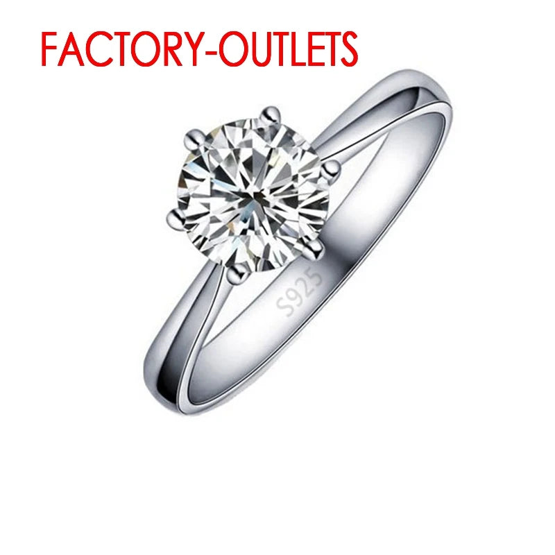 Nuovi gioielli di moda Reale argento sterling 925 Set da sposa romantico Cubic Zirconia Prong Impostazione Donne Ragazze Anniversario di fidanzamento