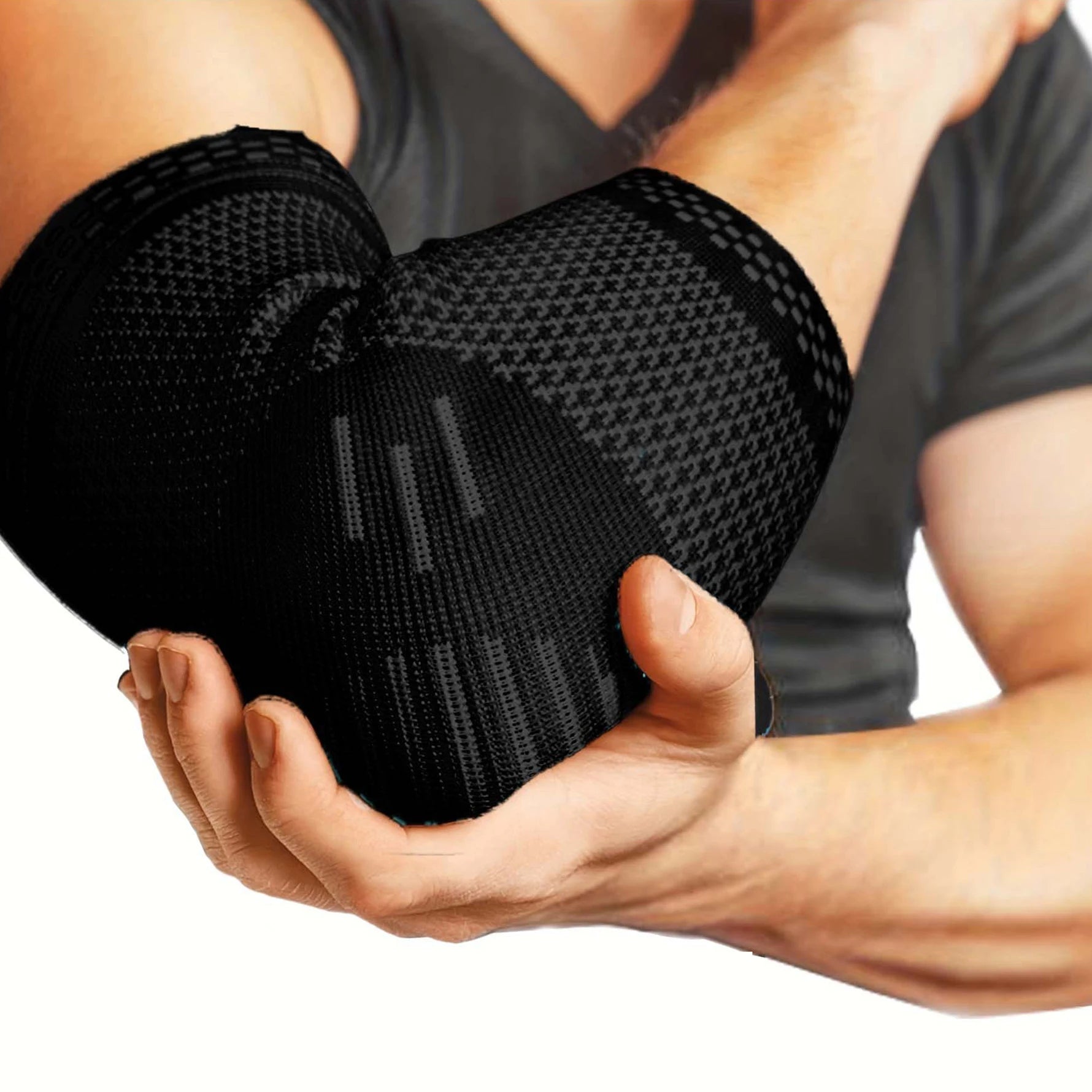Tutore per gomito per tendinite, manica di supporto per compressione del gomito da tennis per golfisti, sollievo dal dolore al gomito, artrite, bursite