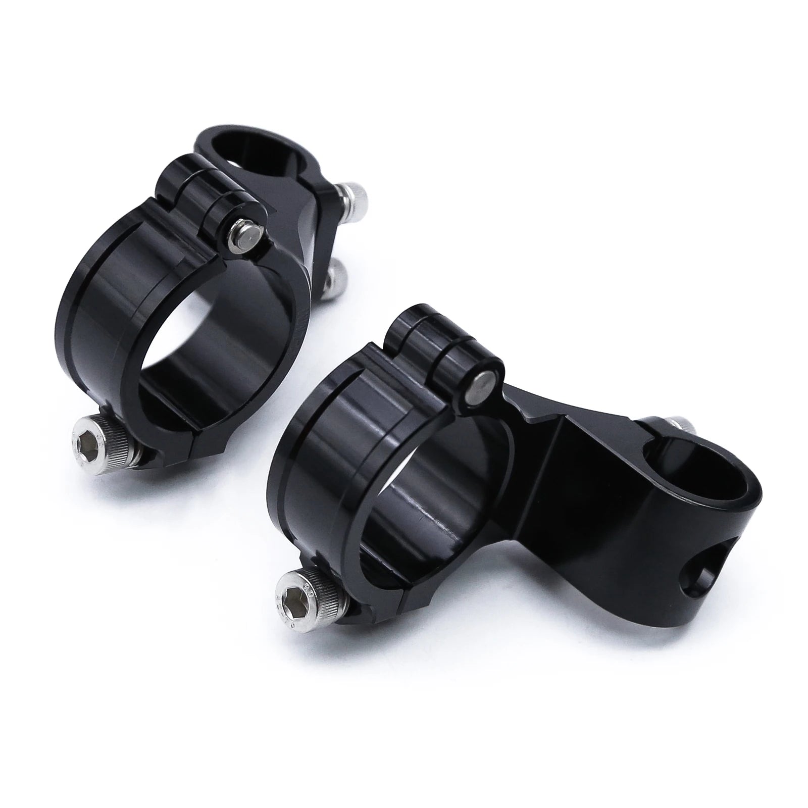 Manubrio moto da corsa regolabile CNC 37 41 43 45 48 50 51MM Clip On Ons Manubrio forcella Manubrio Cafe Racer Regular/Aumento