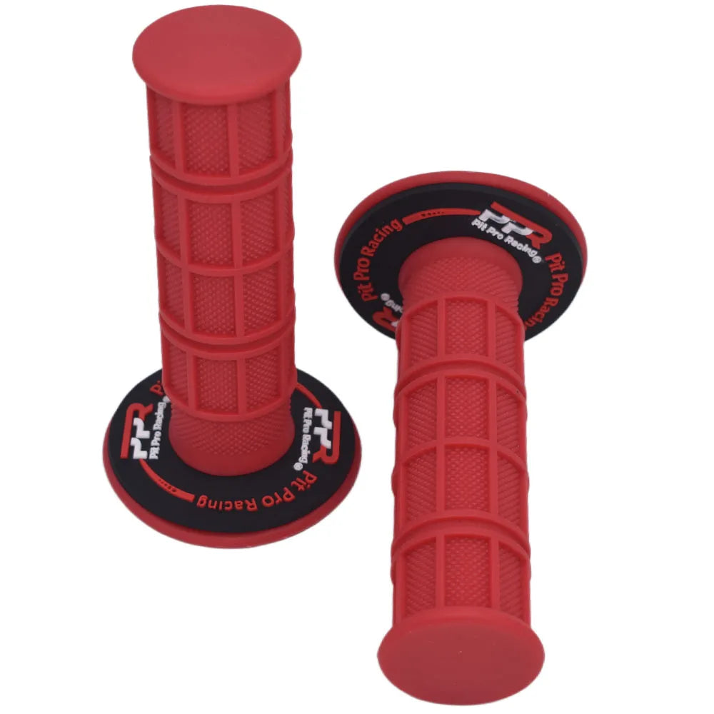 Manopole per bici da cross colorate morbide Pit Bike rosso/verde/azzurro/verde chiaro/arancione/grigio/rosa/blu scuro/nero/bianco/giallo