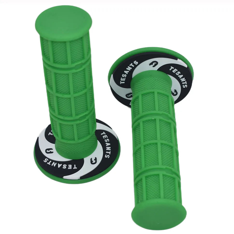Manopole per bici da cross colorate morbide Pit Bike rosso/verde/azzurro/verde chiaro/arancione/grigio/rosa/blu scuro/nero/bianco/giallo