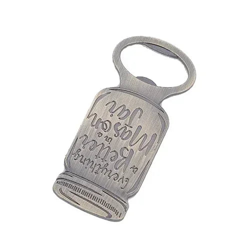 Mini durevole apribottiglie per birra utensile da cucina con lama per barra di rimozione apribottiglie piatto in acciaio inossidabile