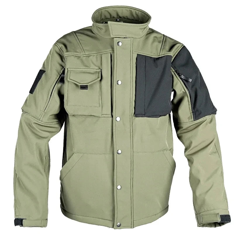 Giacche tattiche uomo pelle di squalo giacca militare Soft Shell impermeabile in pile antivento caldo moto Multi-tasche cappotti militari