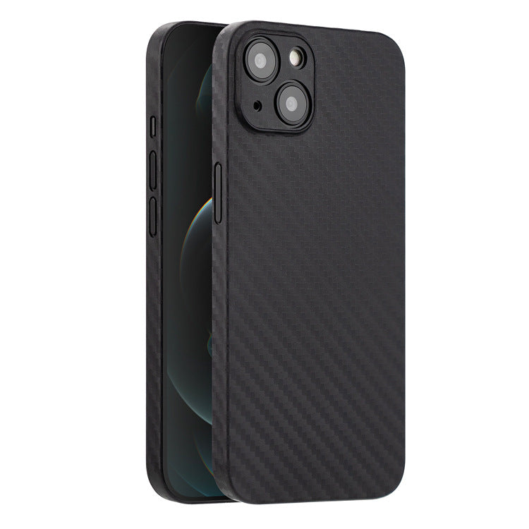 Custodia per telefono ultra sottile da 0,3 mm per iPhone 16 15 14 13 12 11 Pro Max Mini custodia protettiva struttura brasatura in carbonio PP