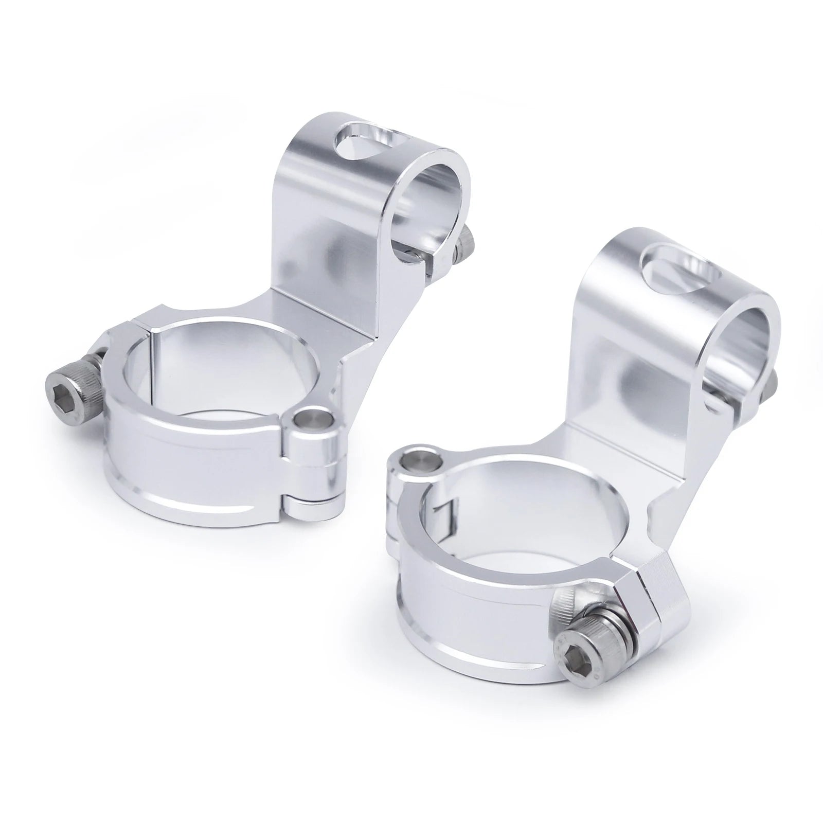 Manubrio moto da corsa regolabile CNC 37 41 43 45 48 50 51MM Clip On Ons Manubrio forcella Manubrio Cafe Racer Regular/Aumento