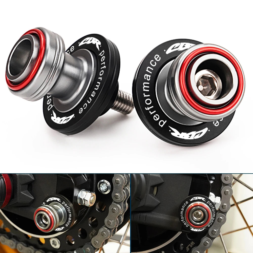 M8 Per HONDA CBR600RR CBR1000RR CBR954RR CBR 900RR 954RR 250R Accessori Moto CNC Forcellone Bobine Slider Stand Viti