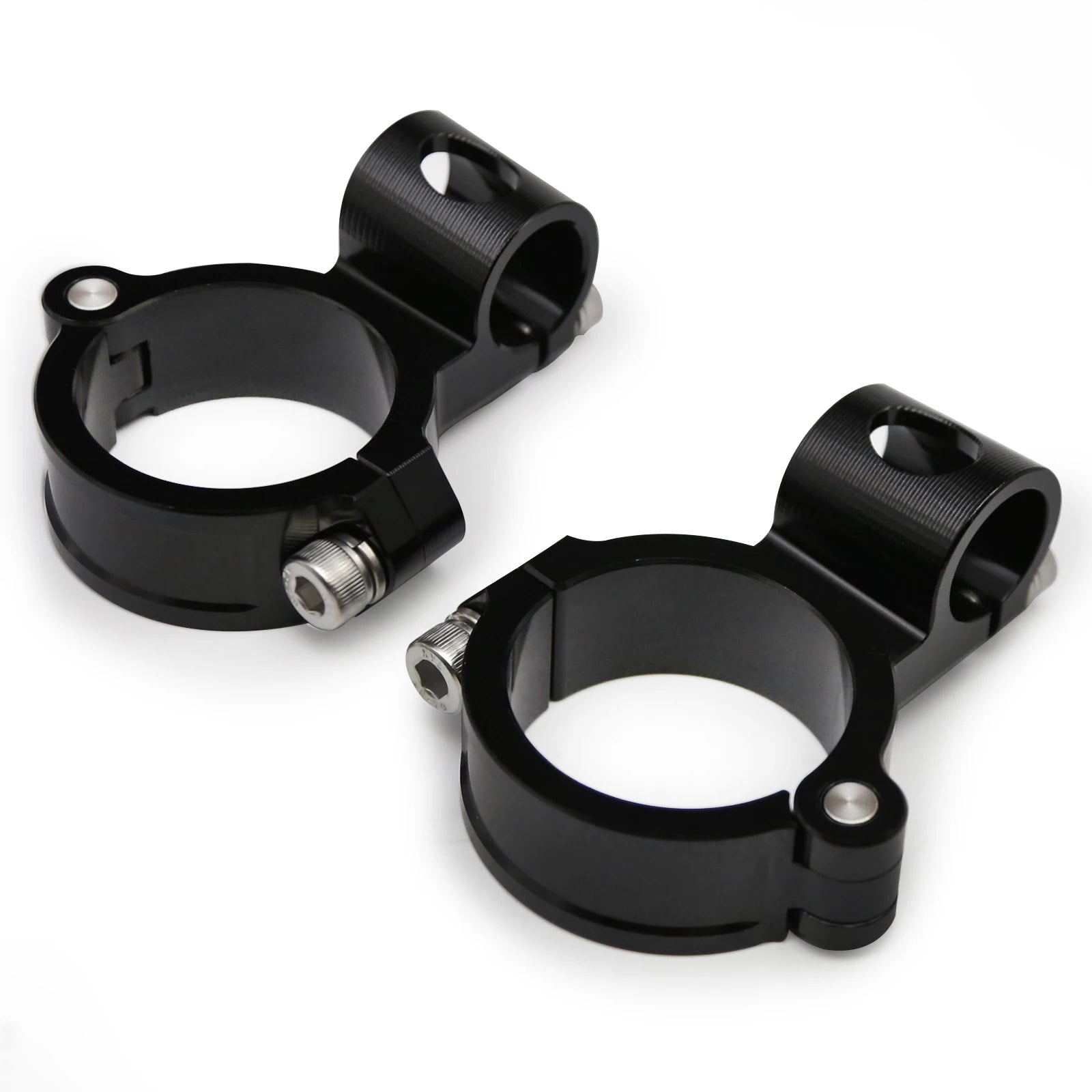 Manubrio moto da corsa regolabile CNC 37 41 43 45 48 50 51MM Clip On Ons Manubrio forcella Manubrio Cafe Racer Regular/Aumento
