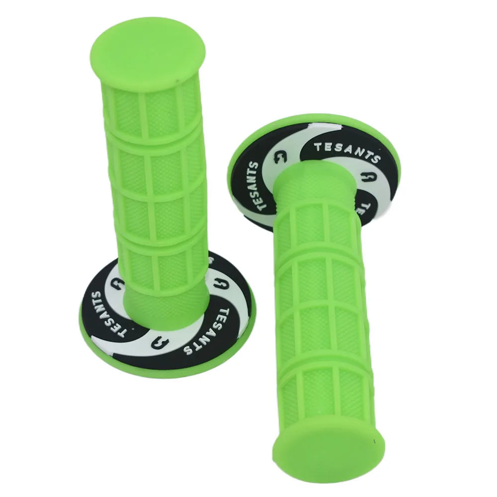 Manopole per bici da cross colorate morbide Pit Bike rosso/verde/azzurro/verde chiaro/arancione/grigio/rosa/blu scuro/nero/bianco/giallo