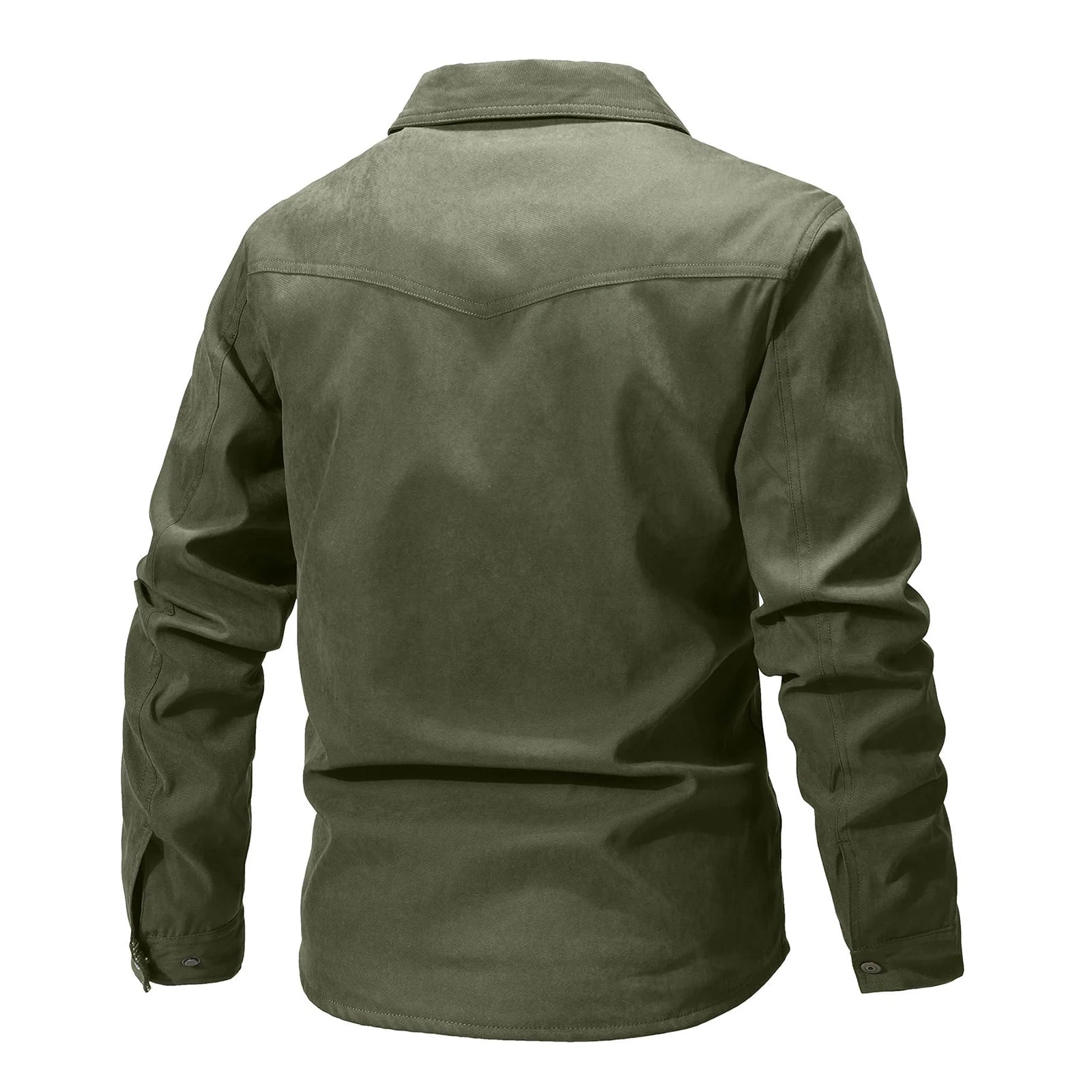 Giacca da uomo casual Giacche da uomo Cappotto da camicia foderato in flanella primaverile Giacche da uomo Cappotto casual da cowboy occidentale antivento