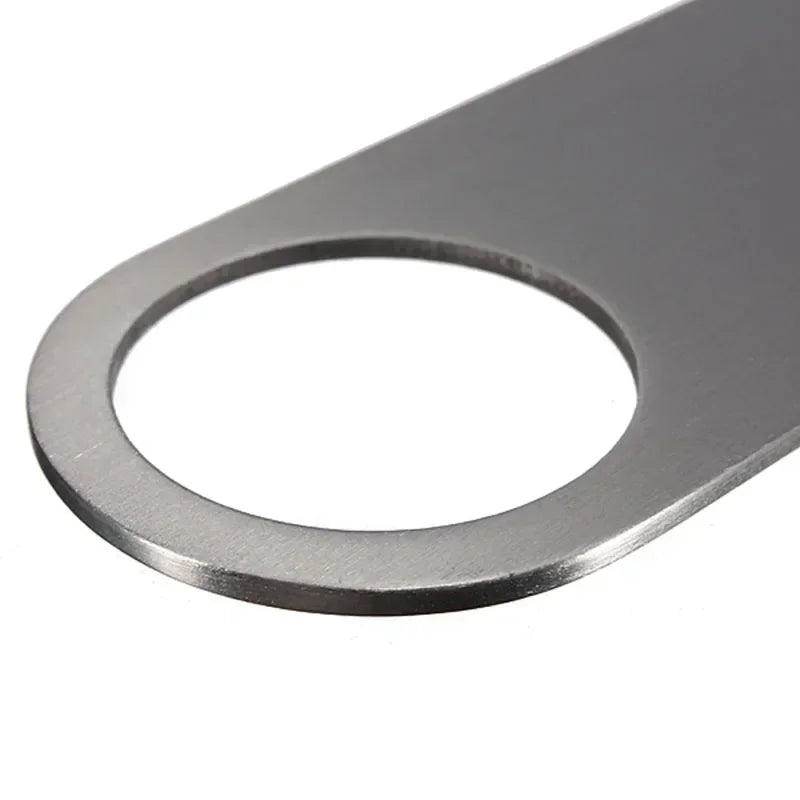 Mini durevole apribottiglie per birra utensile da cucina con lama per barra di rimozione apribottiglie piatto in acciaio inossidabile