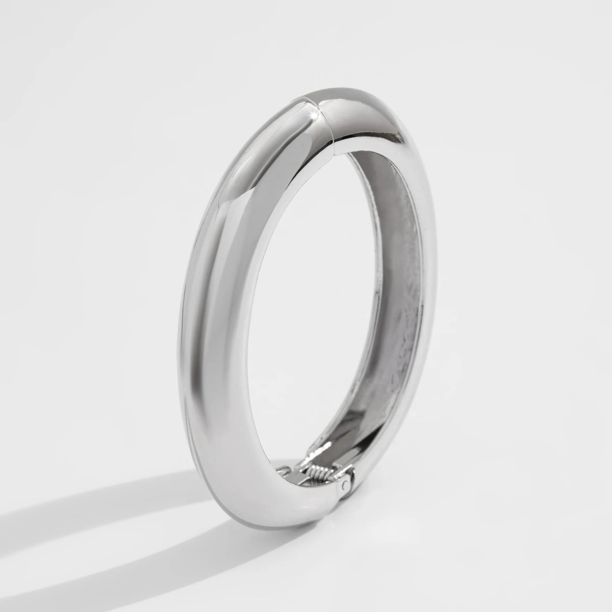 Ingemark 4 Stili Esagerati Punk Geometrici Grandi Braccialetti Aperti a Molla da Donna Chunky Heavy Metal Bracciale da Uomo Gioielli Regalo