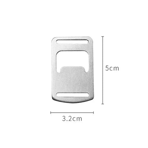 Mini durevole apribottiglie per birra utensile da cucina con lama per barra di rimozione apribottiglie piatto in acciaio inossidabile