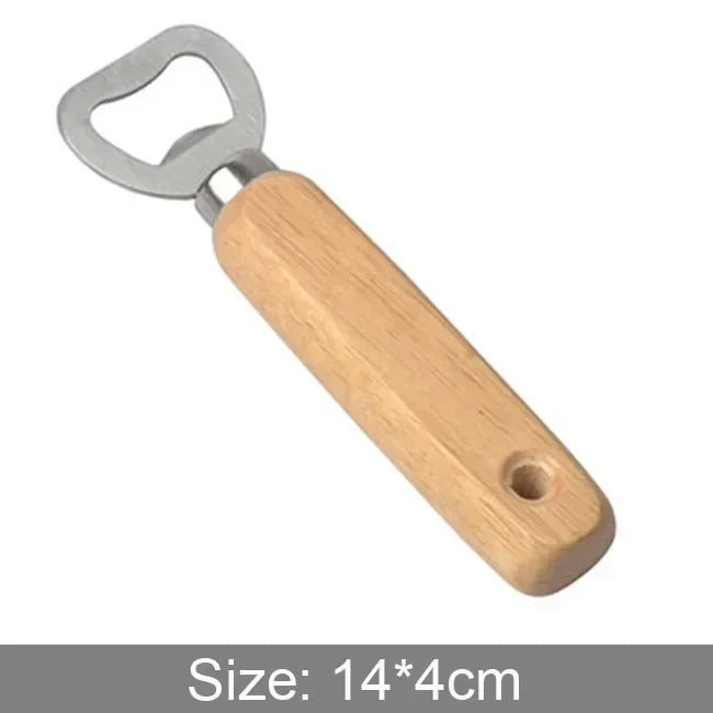 Mini durevole apribottiglie per birra utensile da cucina con lama per barra di rimozione apribottiglie piatto in acciaio inossidabile