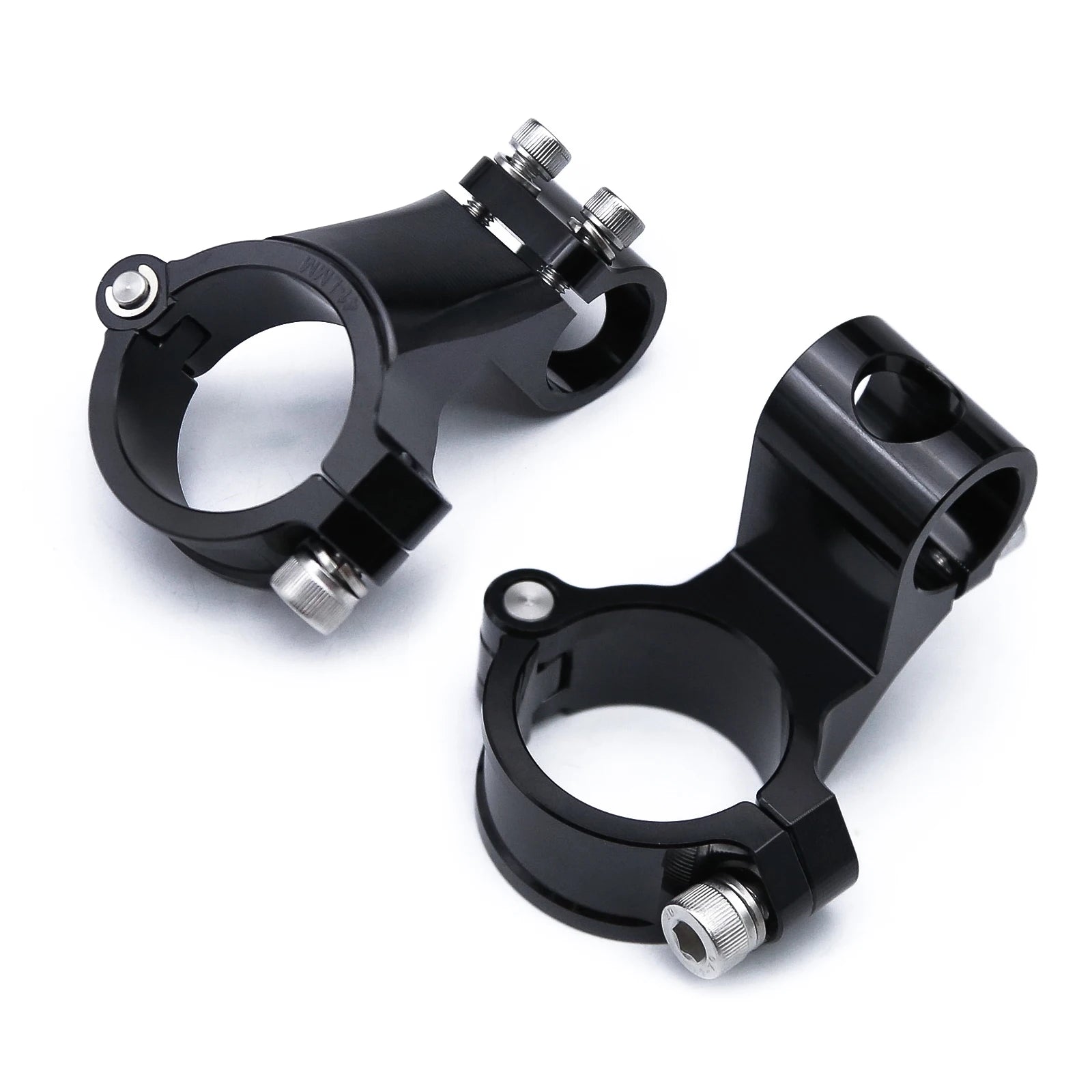 Manubrio moto da corsa regolabile CNC 37 41 43 45 48 50 51MM Clip On Ons Manubrio forcella Manubrio Cafe Racer Regular/Aumento