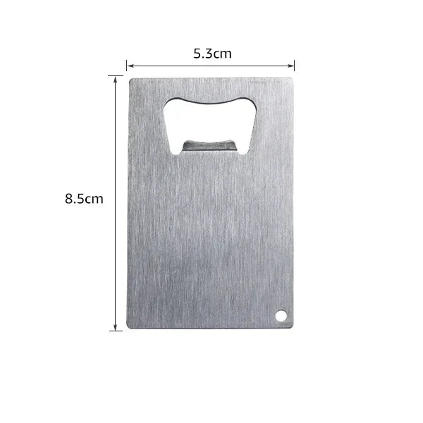 Mini durevole apribottiglie per birra utensile da cucina con lama per barra di rimozione apribottiglie piatto in acciaio inossidabile