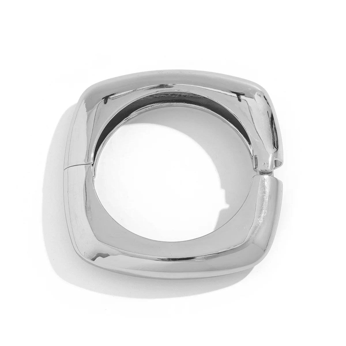 Ingemark 4 Stili Esagerati Punk Geometrici Grandi Braccialetti Aperti a Molla da Donna Chunky Heavy Metal Bracciale da Uomo Gioielli Regalo