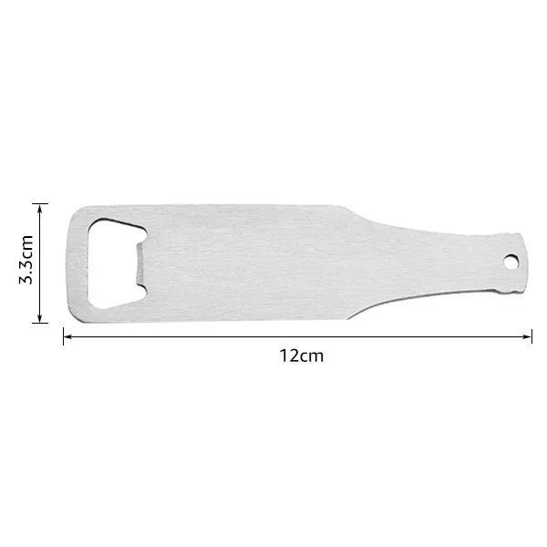 Mini durevole apribottiglie per birra utensile da cucina con lama per barra di rimozione apribottiglie piatto in acciaio inossidabile