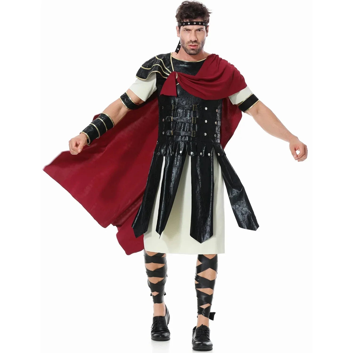 Costume di Halloween de Cosplay Meddiéval pour Homme et Femme, Déguisement de Spartiate, Kokor, Gladiatore, alier orale Royal