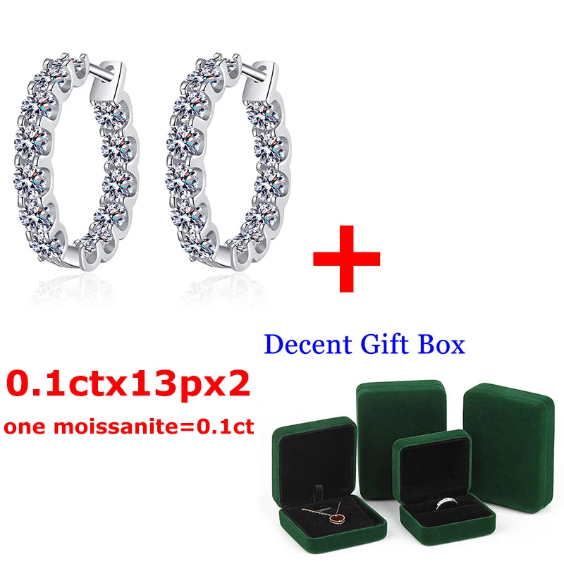 DJMAX 925 Piastra D'argento Pt950 Intarsiato D Colore 2.4 Carati Una Coppia Moissanite Stud Testa di Toro Orecchino Gioielleria Raffinata Per Il Commercio All'ingrosso