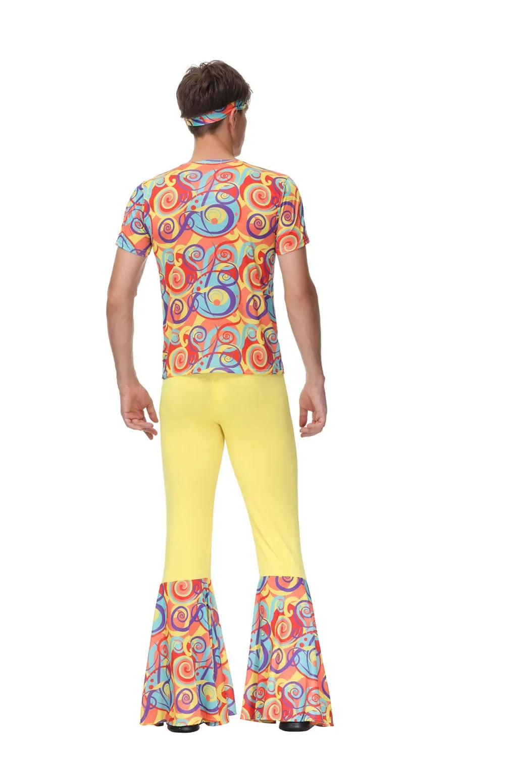 Costumi di Halloween Uomo Donna Retro anni '80 Costume hippie Disco Hip-Hop Coppie Cosplay Festa di carnevale Fancy Dress Up per adulti