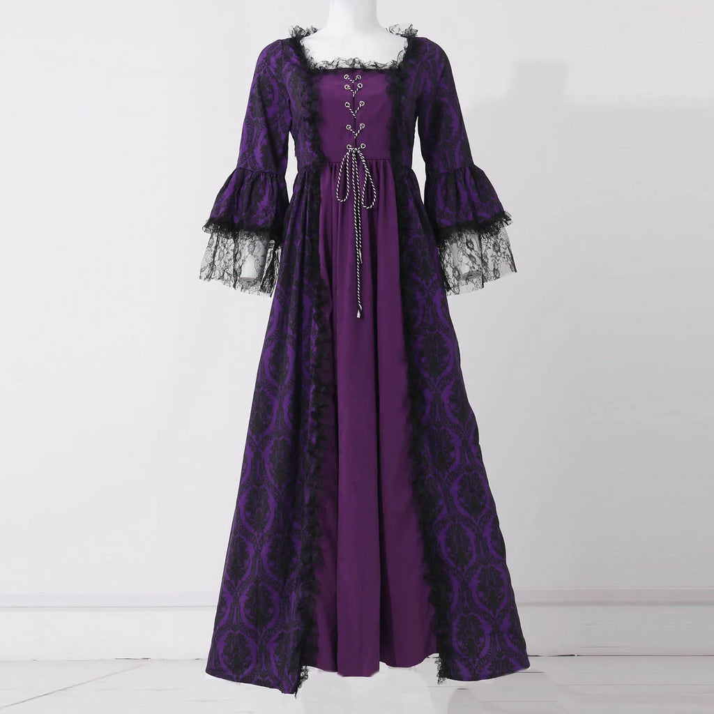 Costume di Halloween per donne adulte Costumi cosplay medievali Abito di Halloween gotico vintage ssidisfraz halloween para mujer