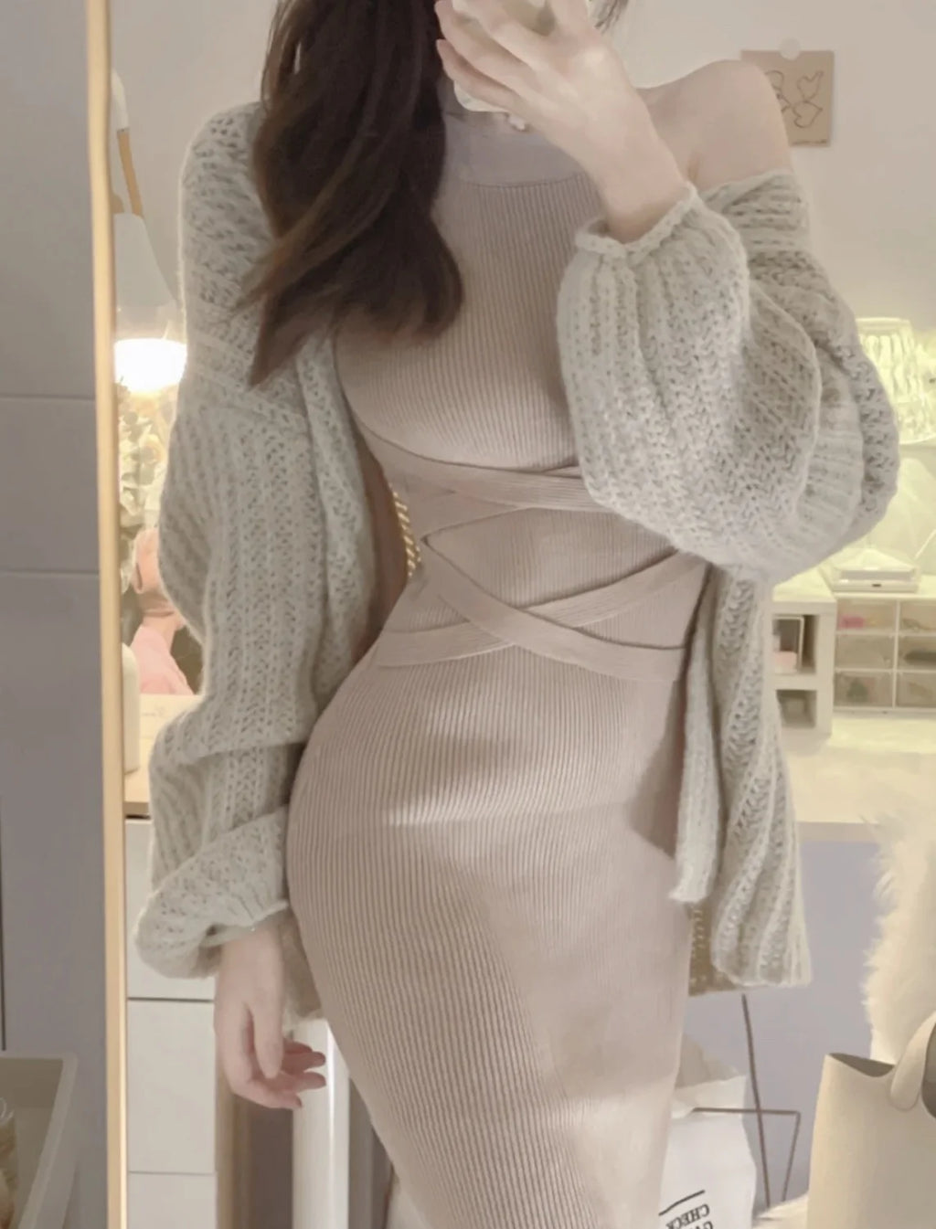 Abiti per le donne elegante Sexy senza maniche indietro strutturato Mini abito Skinny nuova moda estate Casual ptkppc