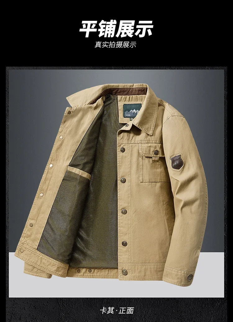 Cappotto Giacca da baseball Abbigliamento da uomo Giacca calda antivento Giacche da uomo Semplice giacca bomber da uomo in stile britannico Cargo di nuova moda