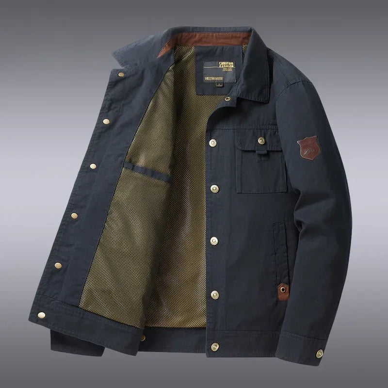 Cappotto Giacca da baseball Abbigliamento da uomo Giacca calda antivento Giacche da uomo Semplice giacca bomber da uomo in stile britannico Cargo di nuova moda