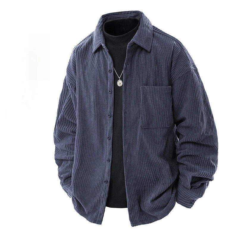 Giacca da uomo resistente all'usura, antivento, traspirante Giacca casual ampia di alta qualità Morbida e confortevole Giacche di tendenza versatili