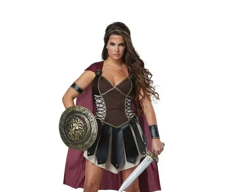 Costume di Halloween de Cosplay Meddiéval pour Homme et Femme, Déguisement de Spartiate, Kokor, Gladiatore, alier orale Royal