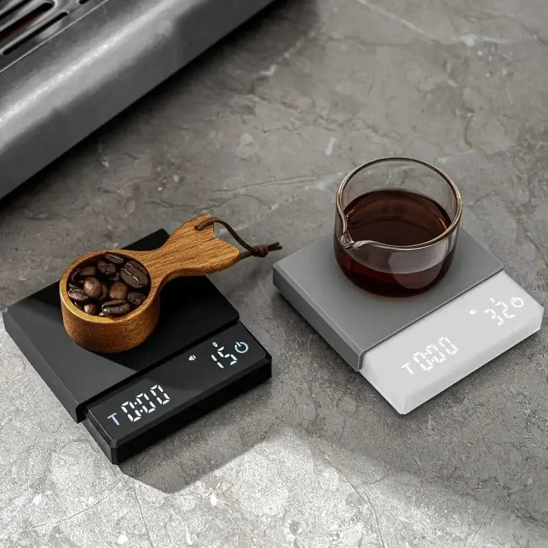 Bilancia elettronica personale per caffè Bilancia per caffè italiano per uso domestico Bilancia cronografo con peso in grammi Bilancia da cucina Mini impermeabile
