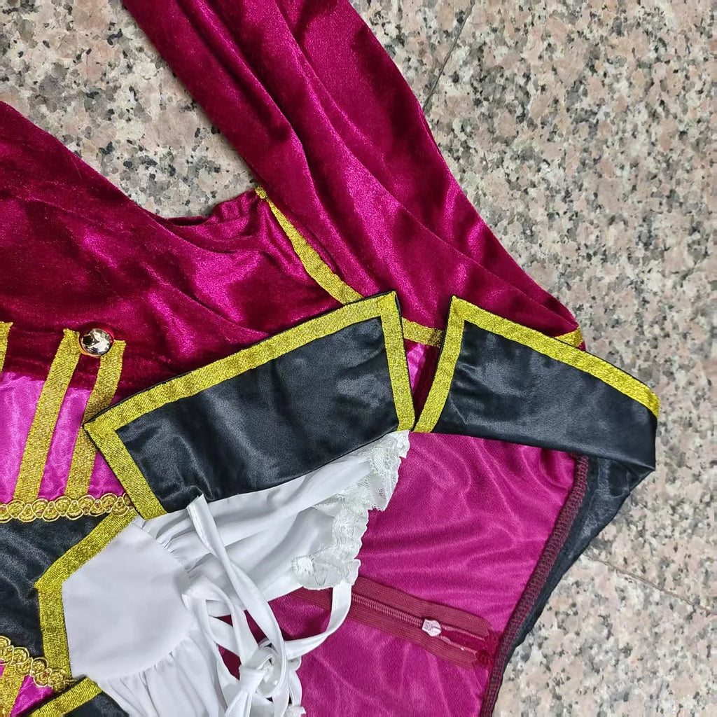 Costumi di Halloween Costume da pirata medievale per donna sexy S-XL Costume da caraibico vichingo Cosplay Carnevale Festival Party Halloween Outfit