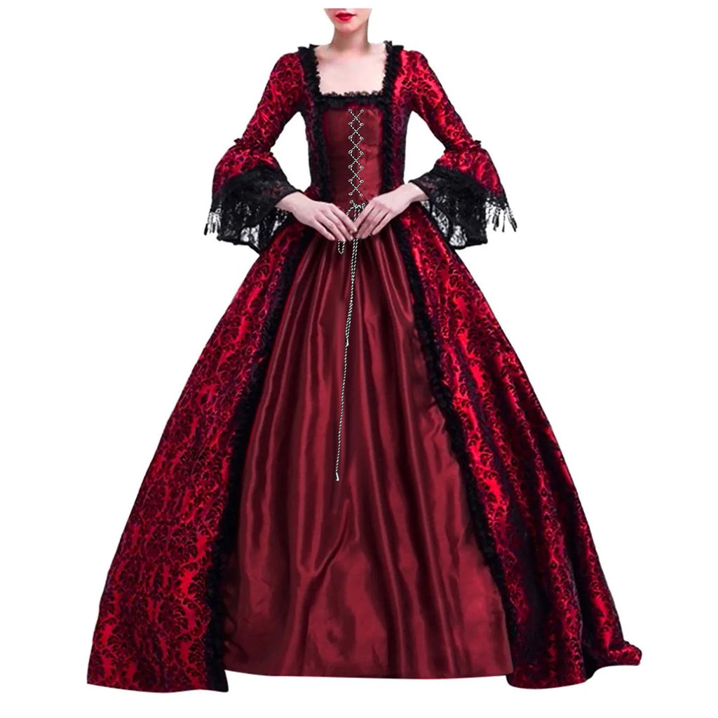 Costume di Halloween per donne adulte Costumi cosplay medievali Abito di Halloween gotico vintage ssidisfraz halloween para mujer