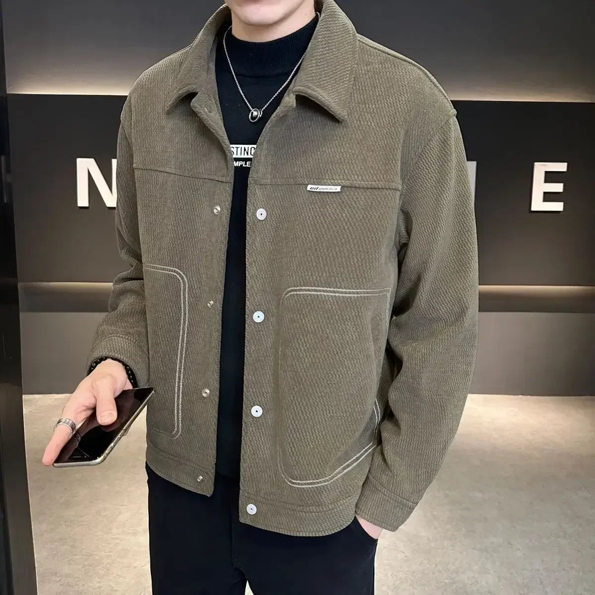 Giacca da uomo Cappotto da uomo di alta qualità Elegante primavera autunno Marche originali Vendita a buon mercato Abbigliamento Moda 2025 Consegna veloce Joker