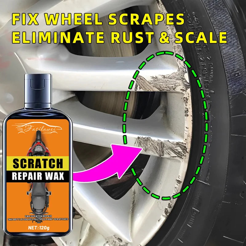 Kit di riparazione universale per mozzo ruota in lega: rimozione graffi, crema per ossidazione, protezione antiruggine e pasta lucidante per la cura delle ruote dell'auto