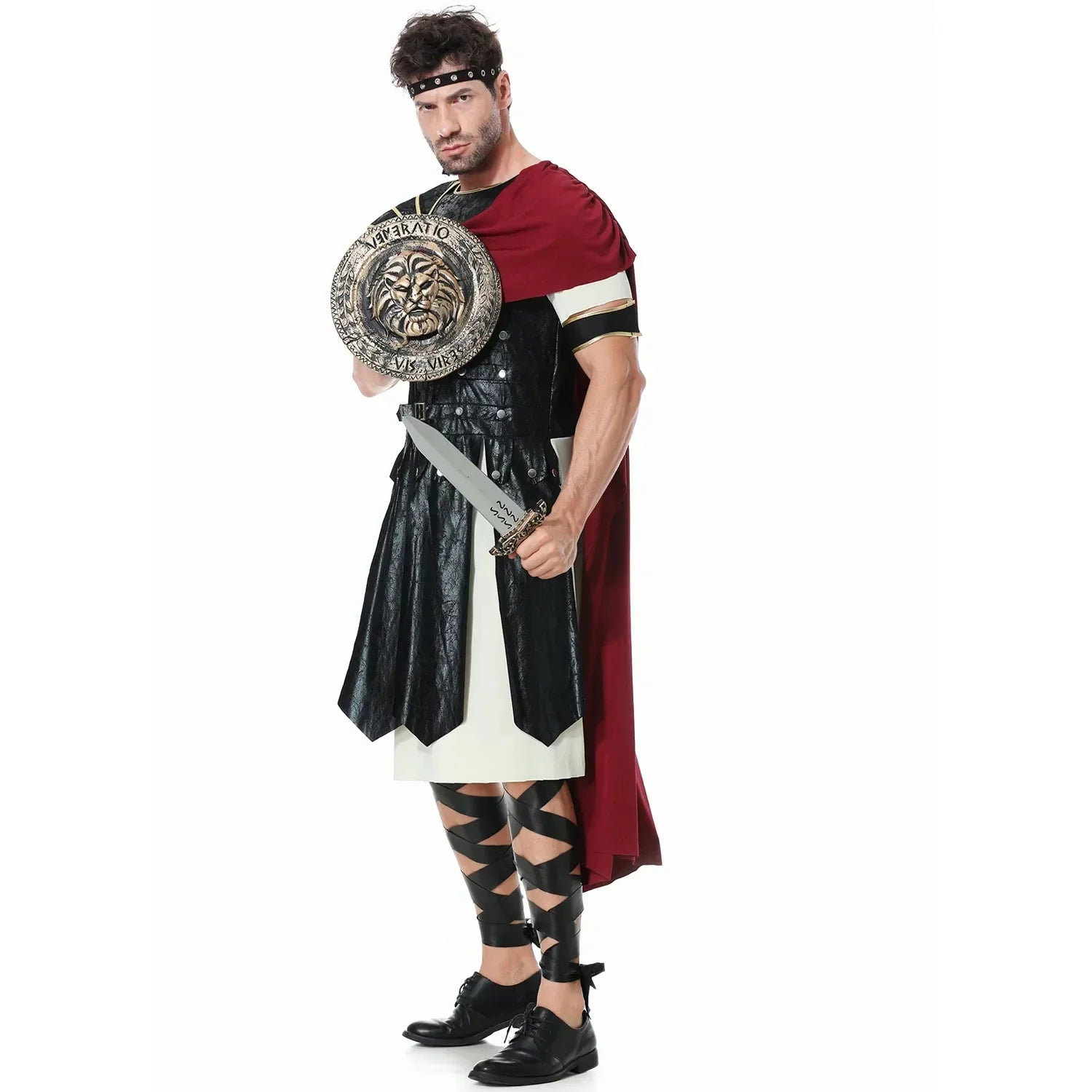 Costume di Halloween de Cosplay Meddiéval pour Homme et Femme, Déguisement de Spartiate, Kokor, Gladiatore, alier orale Royal