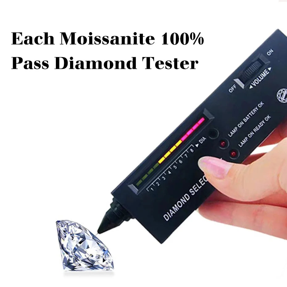 Anello in argento Sterling Moissanite 3 Stone per donna con certificato gioielli di fidanzamento di lusso 2024 regalo di tendenza per una ragazza vendita