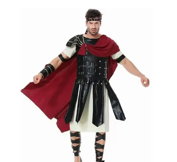 Costume di Halloween de Cosplay Meddiéval pour Homme et Femme, Déguisement de Spartiate, Kokor, Gladiatore, alier orale Royal