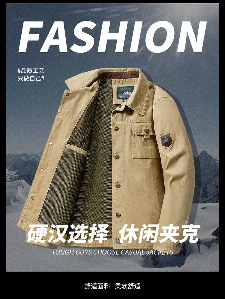 Cappotto Giacca da baseball Abbigliamento da uomo Giacca calda antivento Giacche da uomo Semplice giacca bomber da uomo in stile britannico Cargo di nuova moda