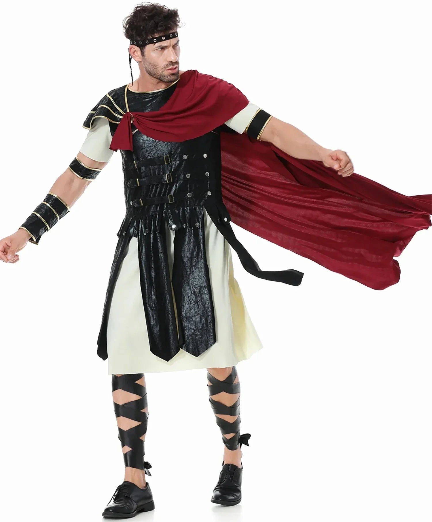 Costume di Halloween de Cosplay Meddiéval pour Homme et Femme, Déguisement de Spartiate, Kokor, Gladiatore, alier orale Royal