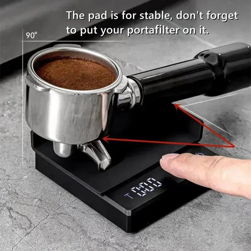 Bilancia elettronica personale per caffè Bilancia per caffè italiano per uso domestico Bilancia cronografo con peso in grammi Bilancia da cucina Mini impermeabile