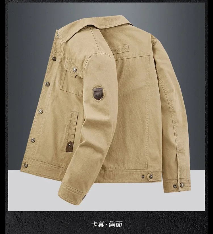 Cappotto Giacca da baseball Abbigliamento da uomo Giacca calda antivento Giacche da uomo Semplice giacca bomber da uomo in stile britannico Cargo di nuova moda
