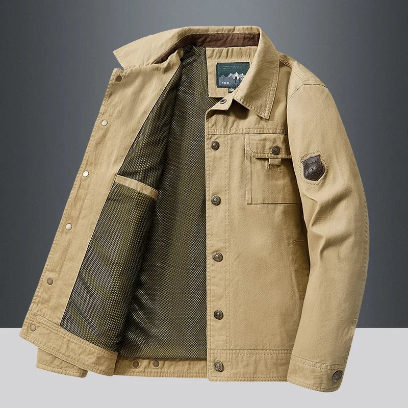 Cappotto Giacca da baseball Abbigliamento da uomo Giacca calda antivento Giacche da uomo Semplice giacca bomber da uomo in stile britannico Cargo di nuova moda