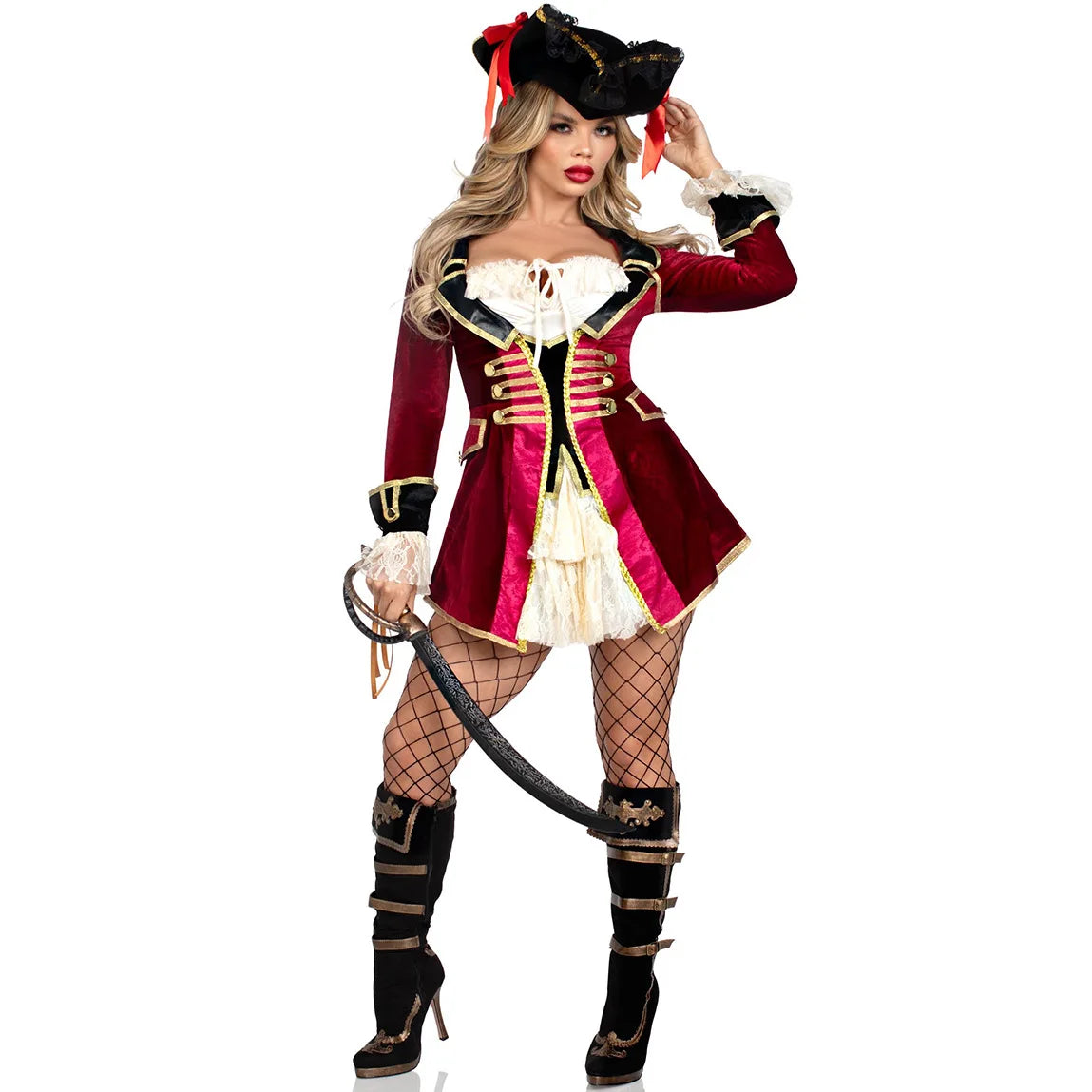 Costumi di Halloween Costume da pirata medievale per donna sexy S-XL Costume da caraibico vichingo Cosplay Carnevale Festival Party Halloween Outfit