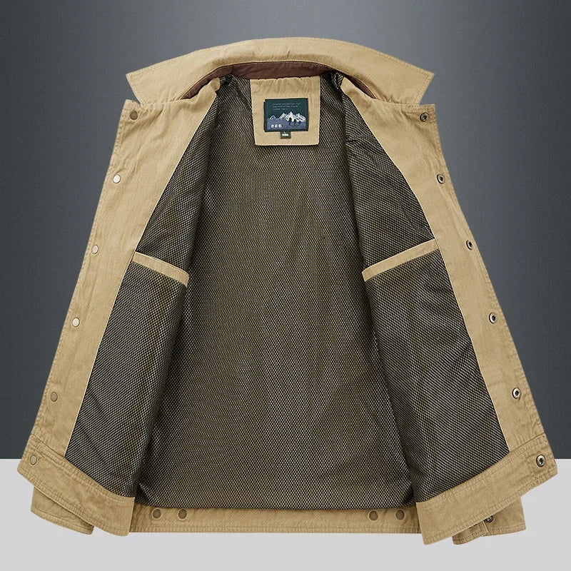 Cappotto Giacca da baseball Abbigliamento da uomo Giacca calda antivento Giacche da uomo Semplice giacca bomber da uomo in stile britannico Cargo di nuova moda