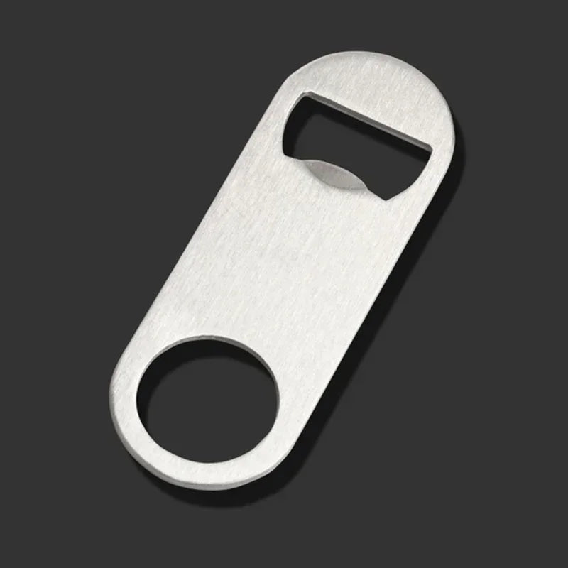 Mini durevole apribottiglie per birra utensile da cucina con lama per barra di rimozione apribottiglie piatto in acciaio inossidabile