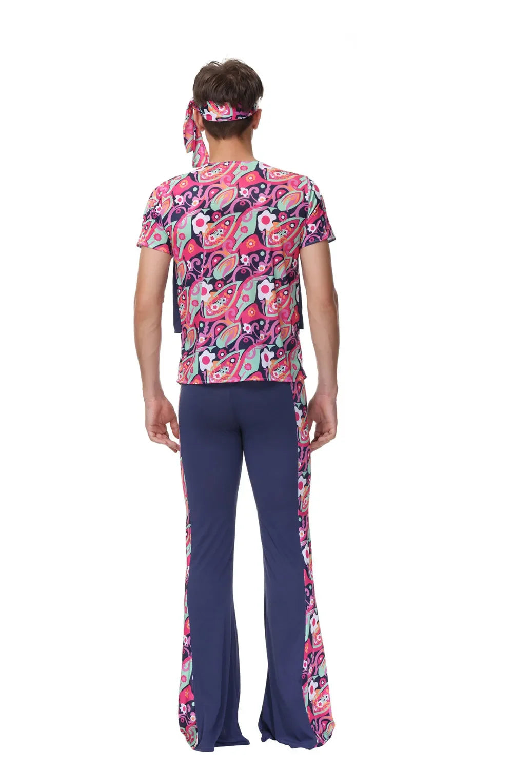 Costumi di Halloween Uomo Donna Retro anni '80 Costume hippie Disco Hip-Hop Coppie Cosplay Festa di carnevale Fancy Dress Up per adulti