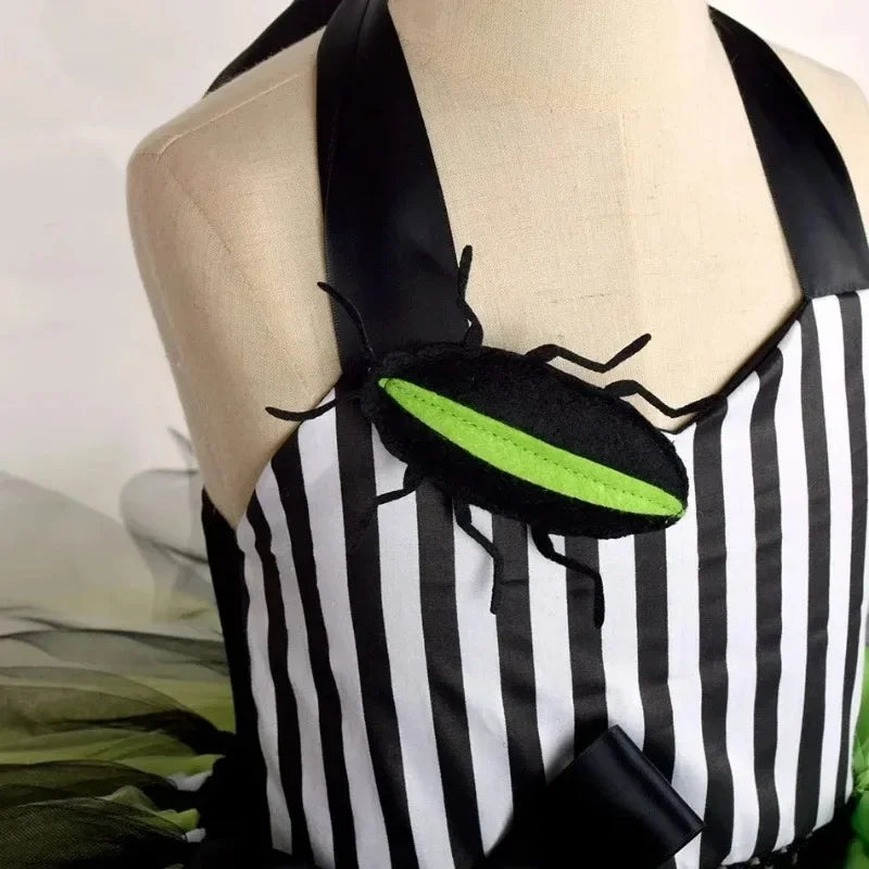 2025 Costumi di Halloween de cosplay di Halloween pour filles, CÔTÉ cinelle, inscte de la giungla, vêtements de fête, vestaglia